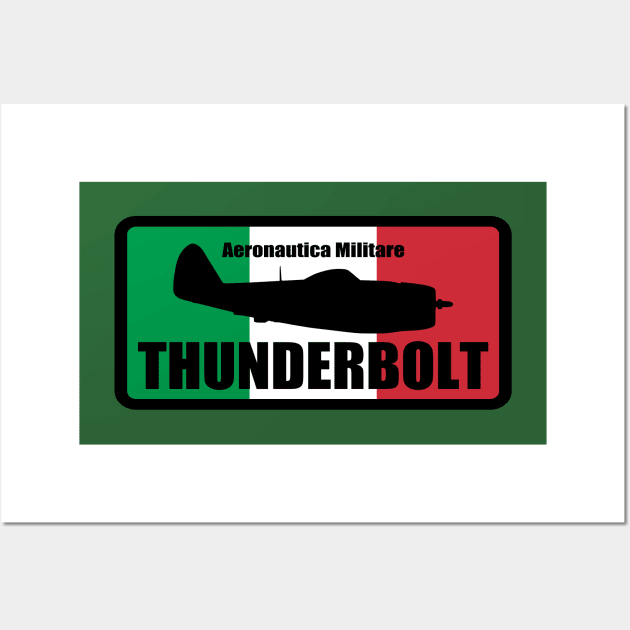 Italian P-47 Thunderbolt Wall Art by Tailgunnerstudios